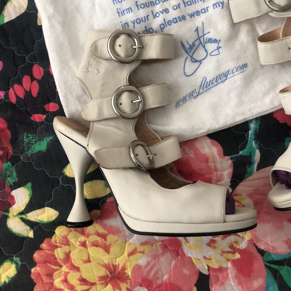Vintage John Fluevog rare high heel shoes retro - Picture 2 of 16